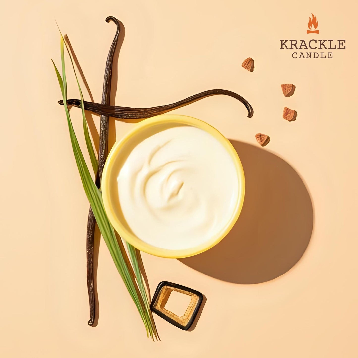 Krackle Wax Melts | Sweetgrass | 4 oz Scented Wax Melts | Made in The USA | Vanilla & Sugarcane Fragrance