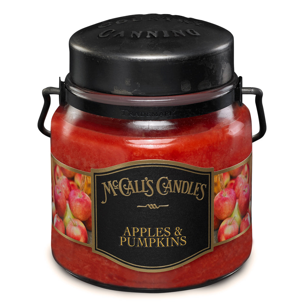 Apples & Pumpkins – 16 oz – Double Wick Candle