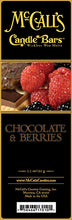 Load image into Gallery viewer, CHOCOLATE and BERRIES Candle Bars-5.5 oz Pack
