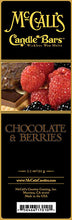 Load image into Gallery viewer, CHOCOLATE and BERRIES Candle Bars-5.5 oz Pack