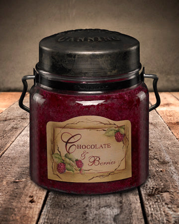 CHOCOLATE and BERRIES Classic Jar Candle-16oz