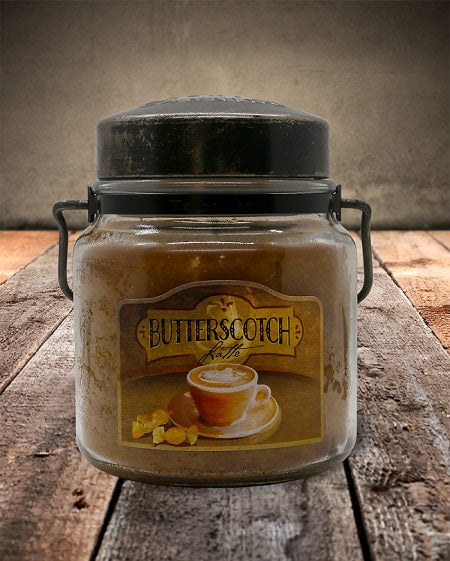 BUTTERSCOTCH LATTE Classic Jar Candle-16oz