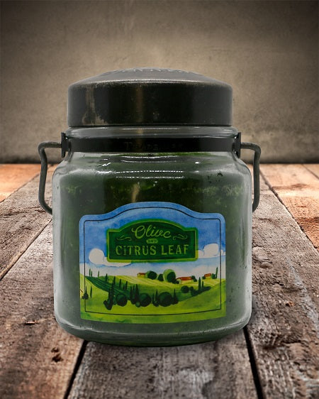 OLIVE & CITRUS LEAF Classic Jar Candle-16oz