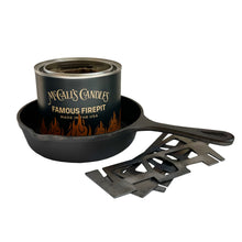 Load image into Gallery viewer, McCall&#39;s Famous Firepit Combo Kit with Skillet
