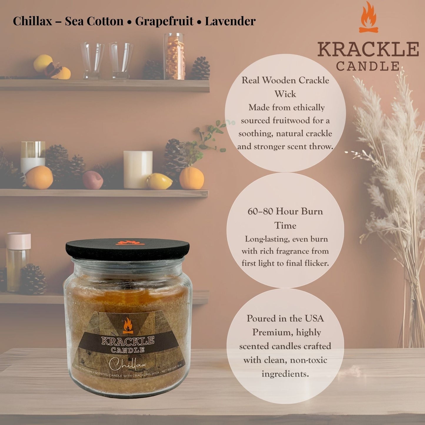 Chillax 16 oz Candle