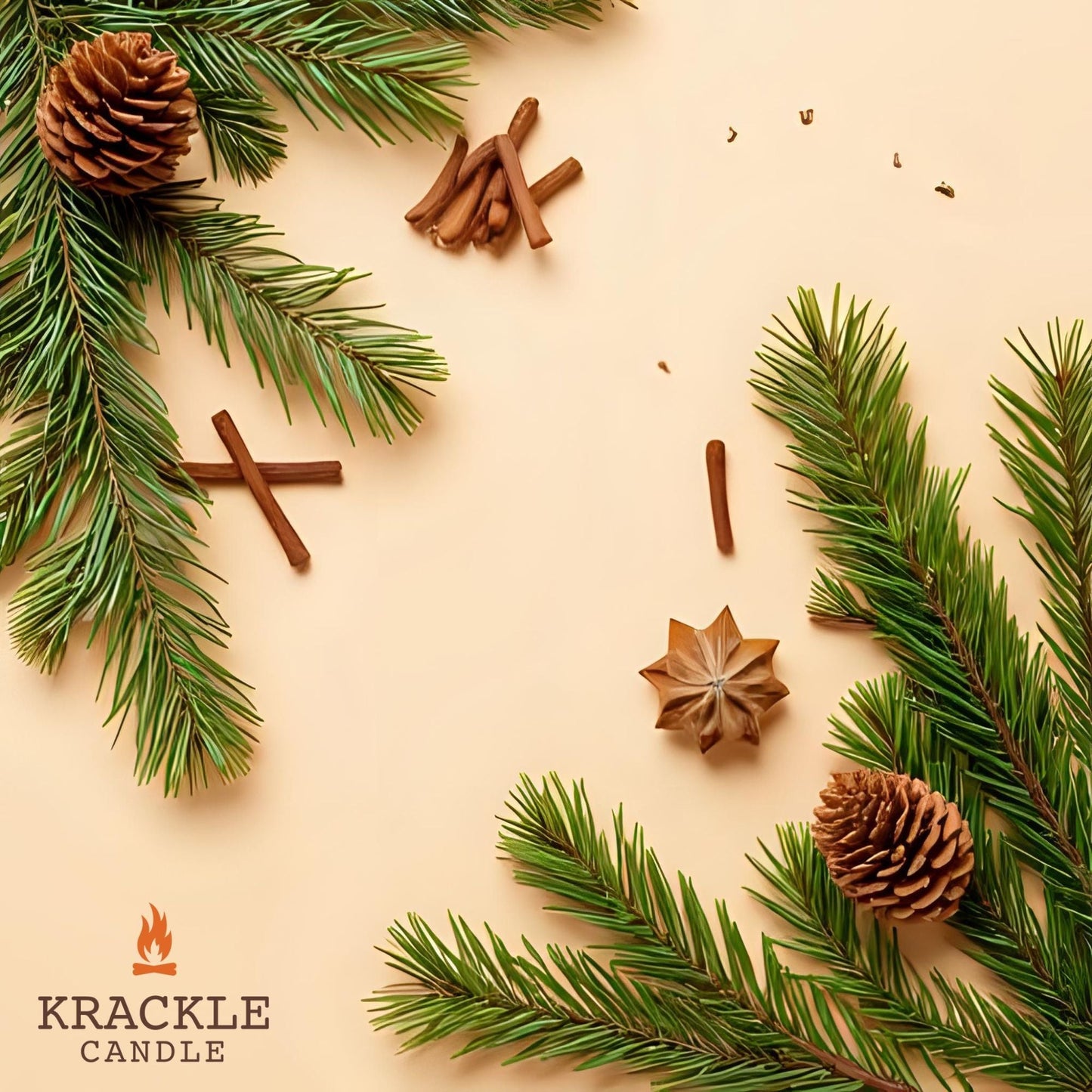 Krackle Wax Melts | Country Cabin | 4 oz Scented Wax Melts | Made in The USA | Woody Pine & Spicy Forest Fragrance