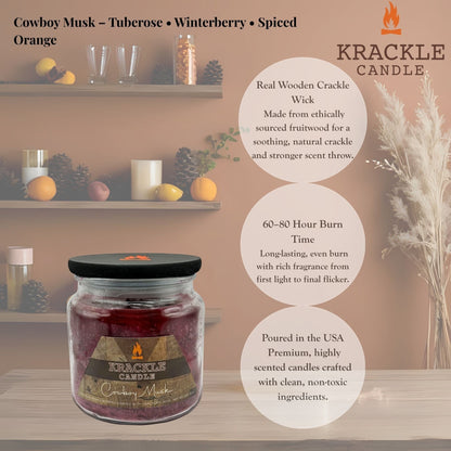 Cowboy Musk 16 oz Candle