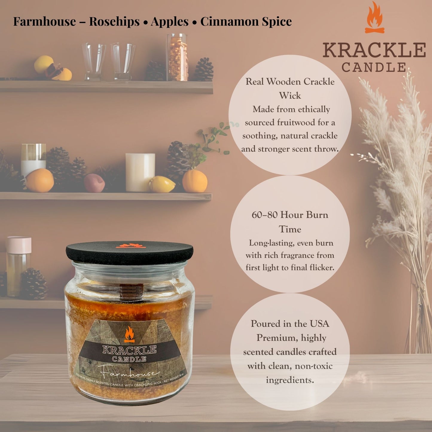 Farmhouse 16 oz Candle