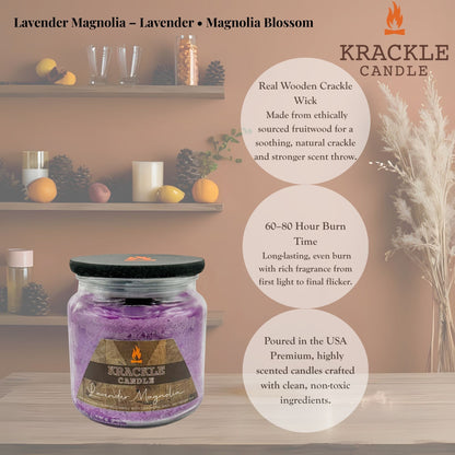 Lavender Magnolia 16 oz Candle