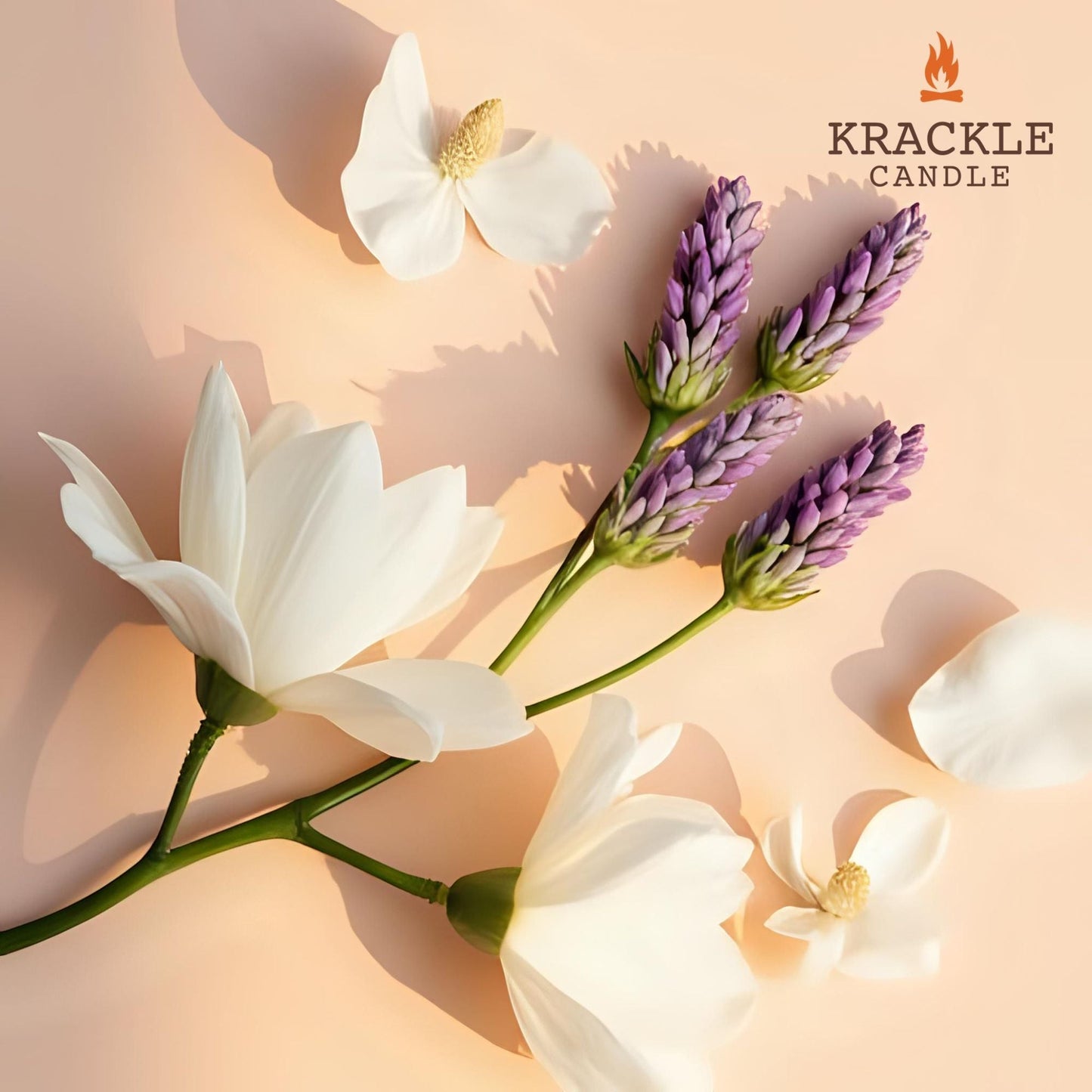 Krackle Wax Melts | Lavender Magnolia | 4 oz Scented Wax Melts | Made in The USA | Lavender & Magnolia Blossom Fragrance