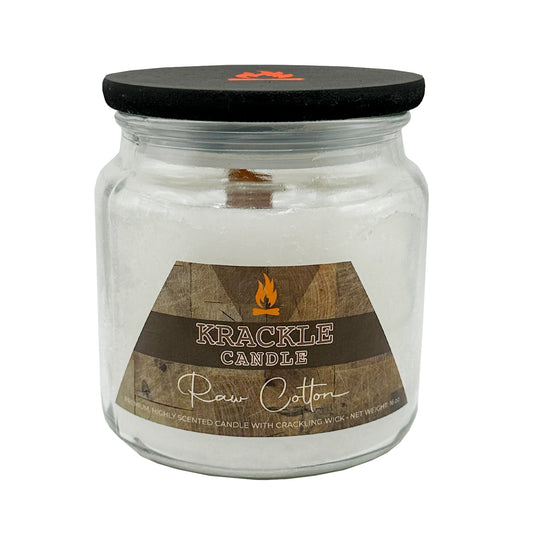 Raw Cotton 16 oz Candle