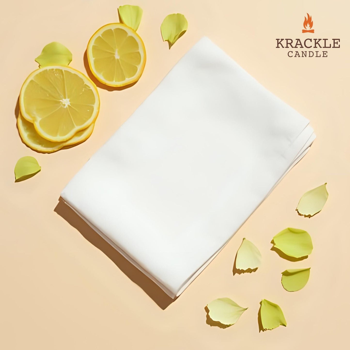 Krackle Wax Melts | Raw Cotton | 4 oz Scented Wax Melts | Made in The USA | Clean Cotton, Green Rose & Bergamot Fragrance