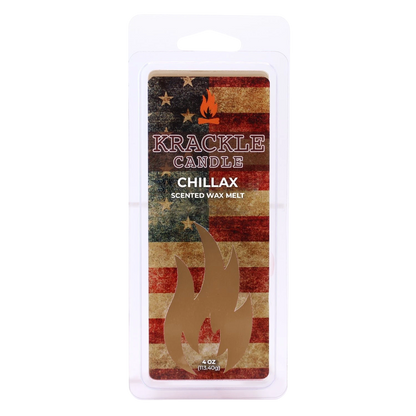 Krackle Wax Melts | Chillax | 4 oz Scented Wax Melts | Made in The USA | Sea Cotton, Grapefruit & Lavender Fragrance