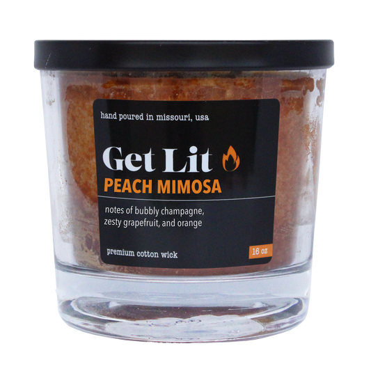 Peach Mimosa 16 oz Candle