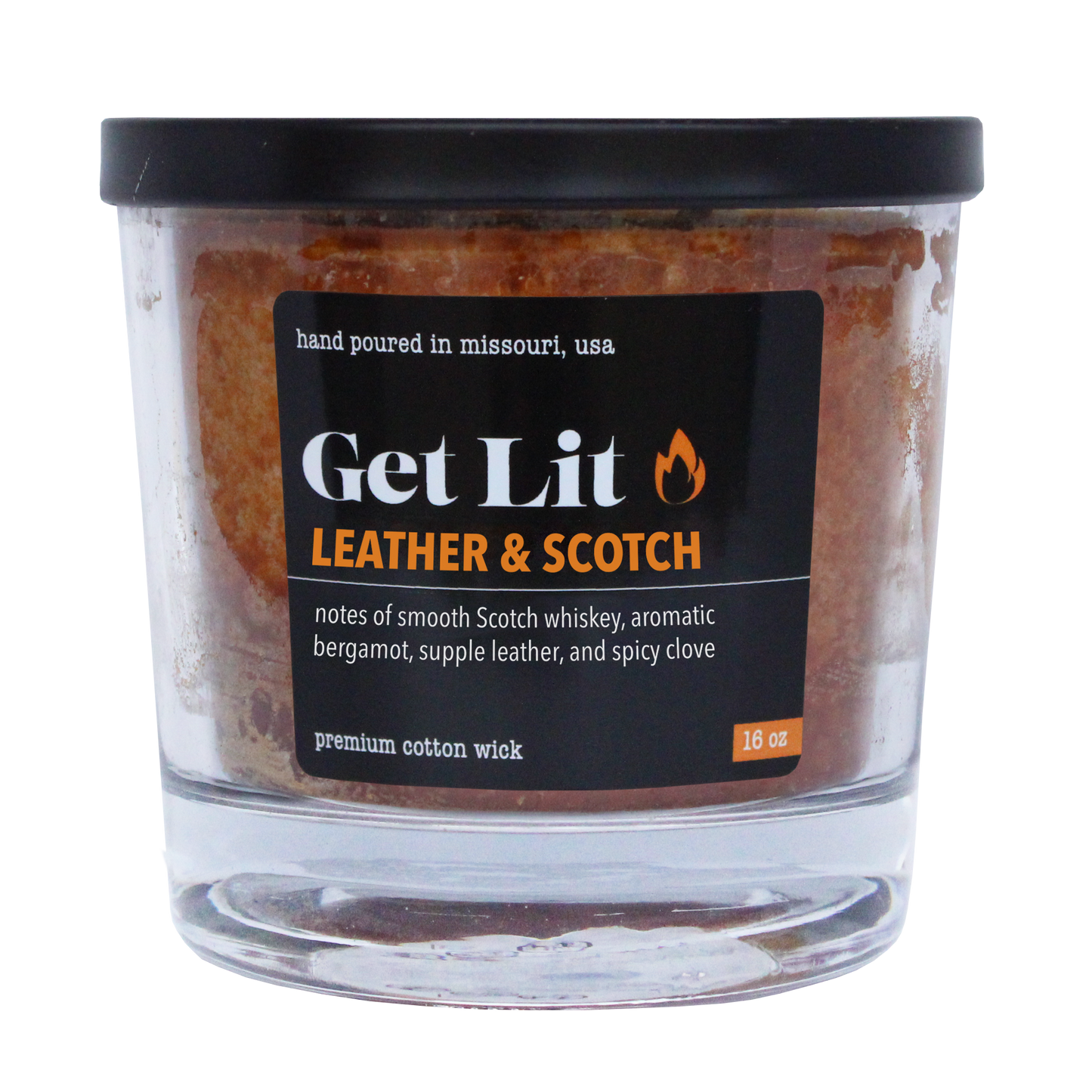 Leather & Scotch 16 oz Candle
