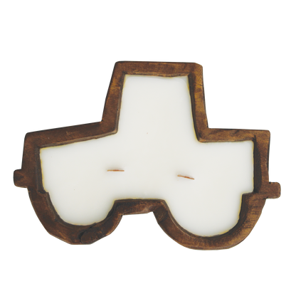 Plowed Earth 12 oz Tractor Bread Bowl Candle