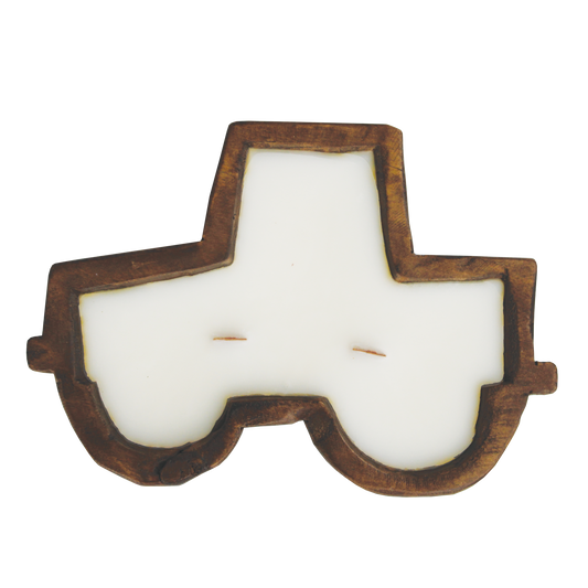 Plowed Earth 12 oz Tractor Bread Bowl Candle