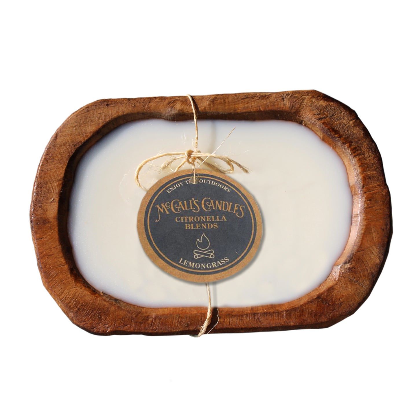 Lemongrass Citronella 12 oz Bread Bowl Candle
