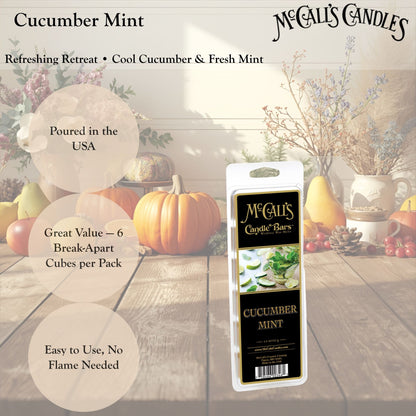 Cucumber Mint 5.5 oz Wax Melt