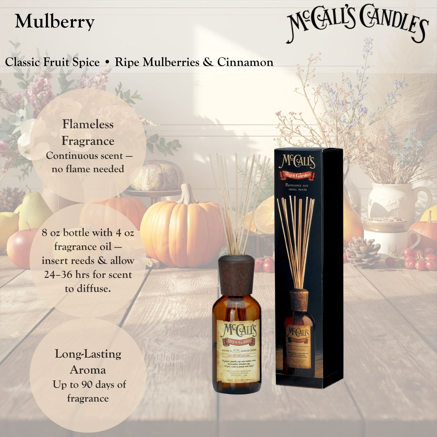 Mulberry 4 oz Reed Diffuser