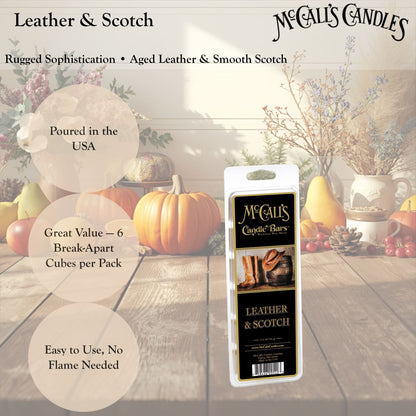 Leather & Scotch 5.5 oz Wax Melt