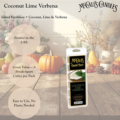 Coconut Lime Verbena 5.5 oz Wax Melt