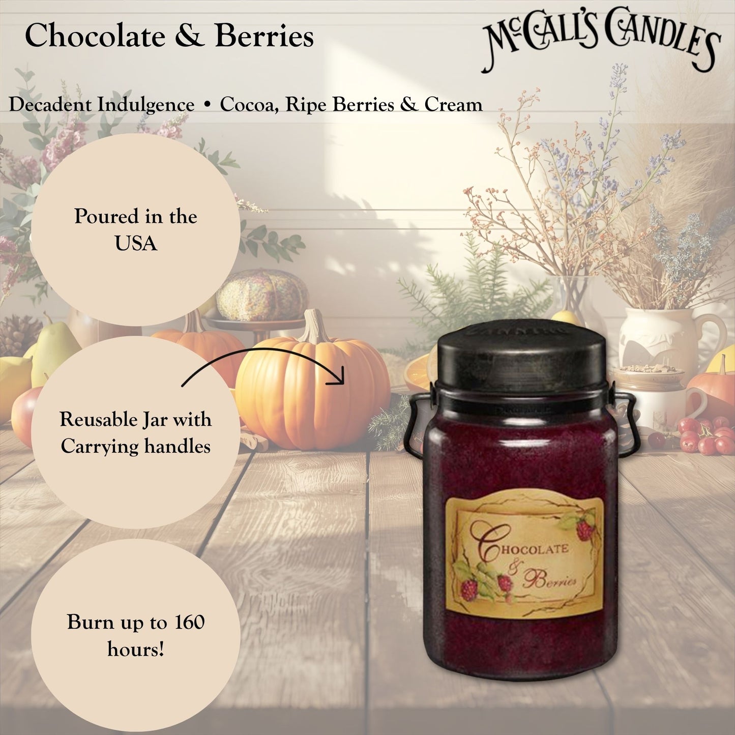 Chocolate & Berries 26 oz Candle