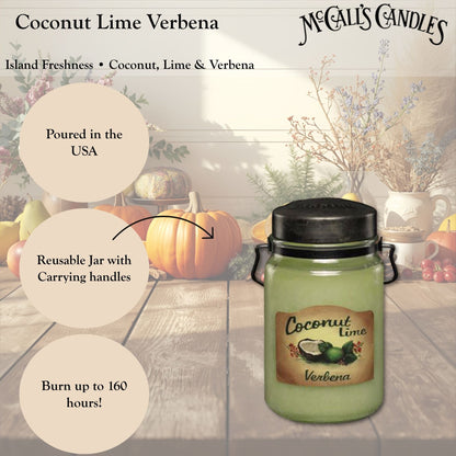Coconut Lime Verbena 26 oz Candle