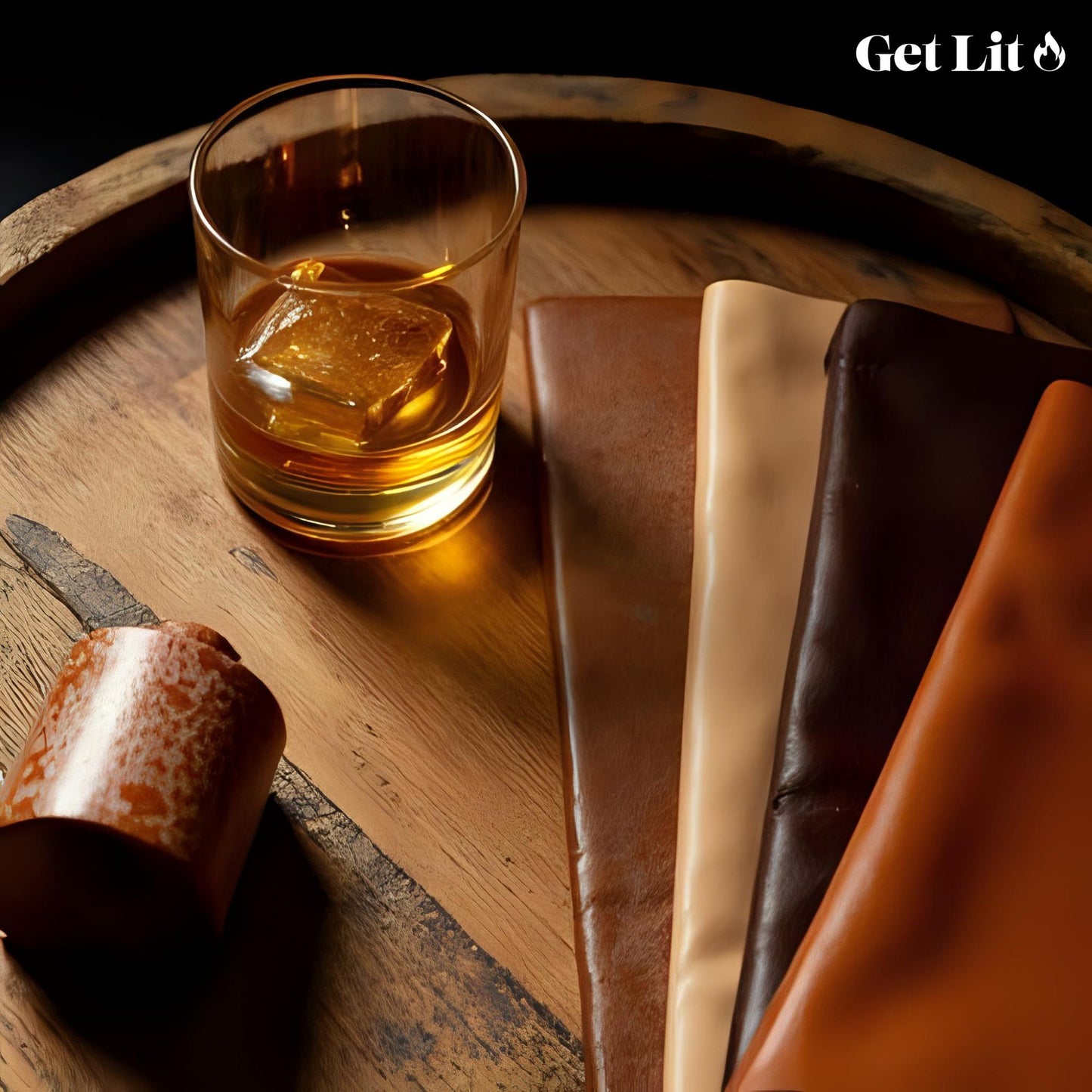 Leather & Scotch 16 oz Candle