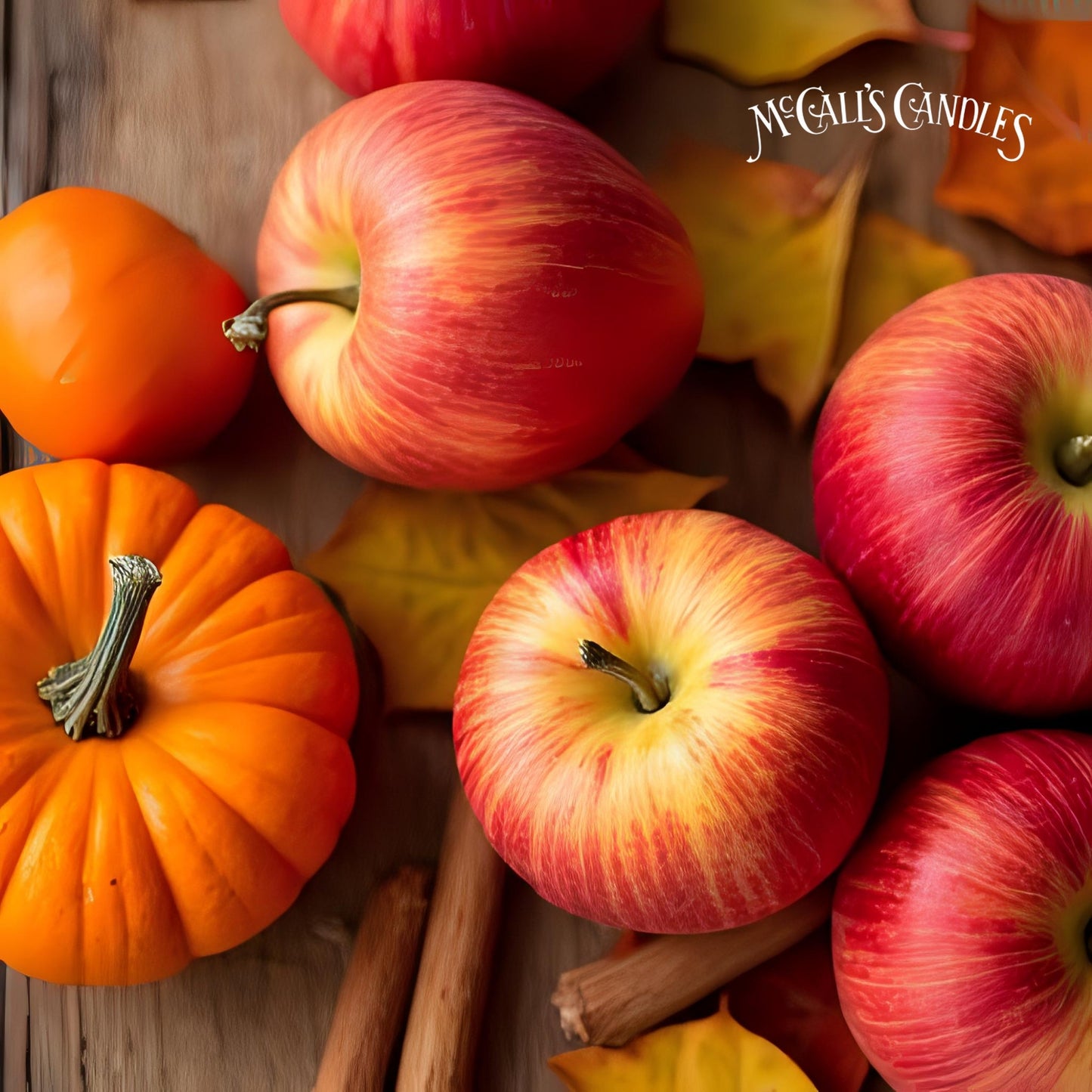 Apples & Pumpkins 12 oz Truck Bread Bowl Candle