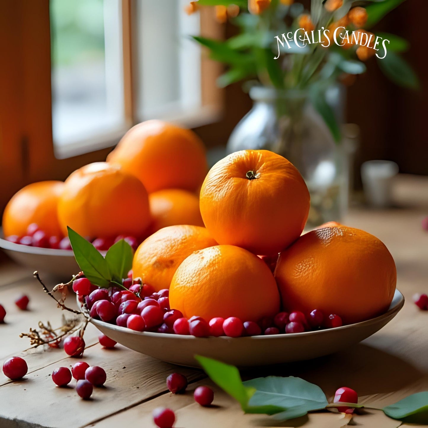 Orange Cranberry 4 oz Reed Diffuser