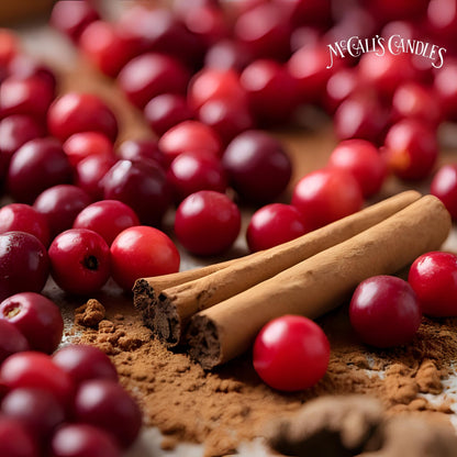 Cinnamon & Cranberries 12 oz Bread Bowl Candle