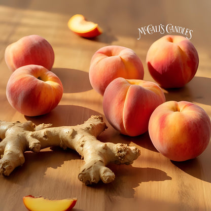 Ginger Peach 18 oz Candle