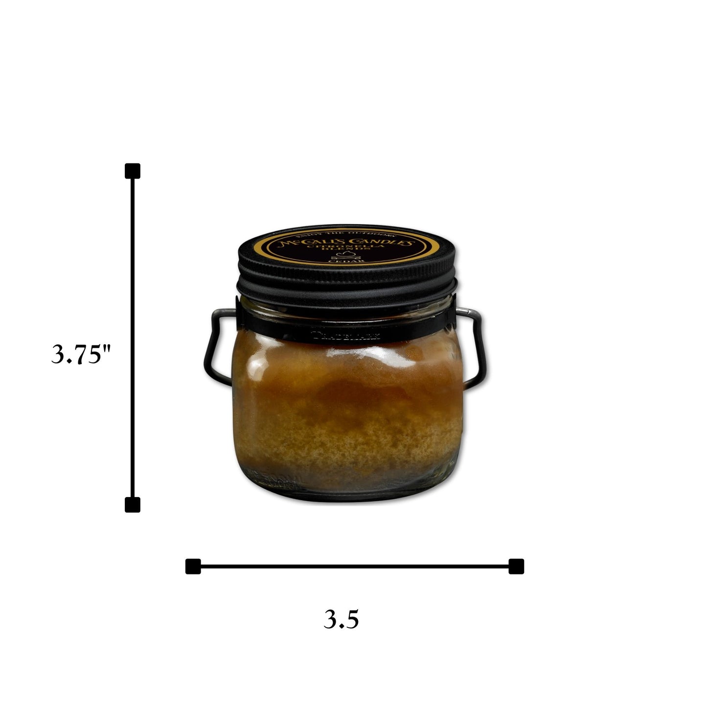 Cedar Citronella 16 oz Mason Jar Candle