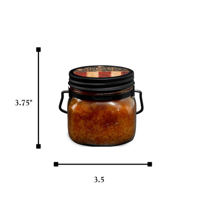 Vanilla Bourbon 16 oz Mason Jar Candle