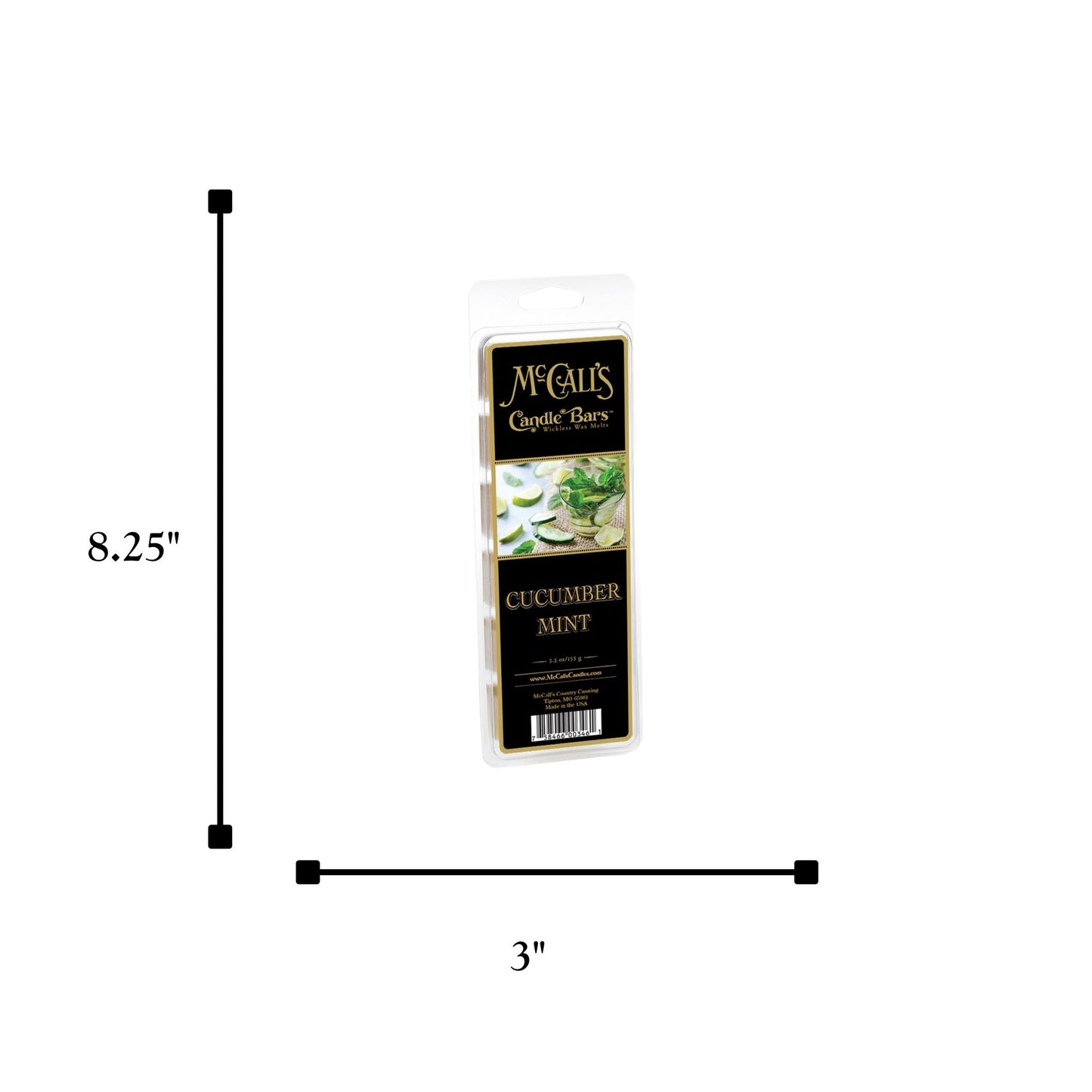 Cucumber Mint 5.5 oz Wax Melt