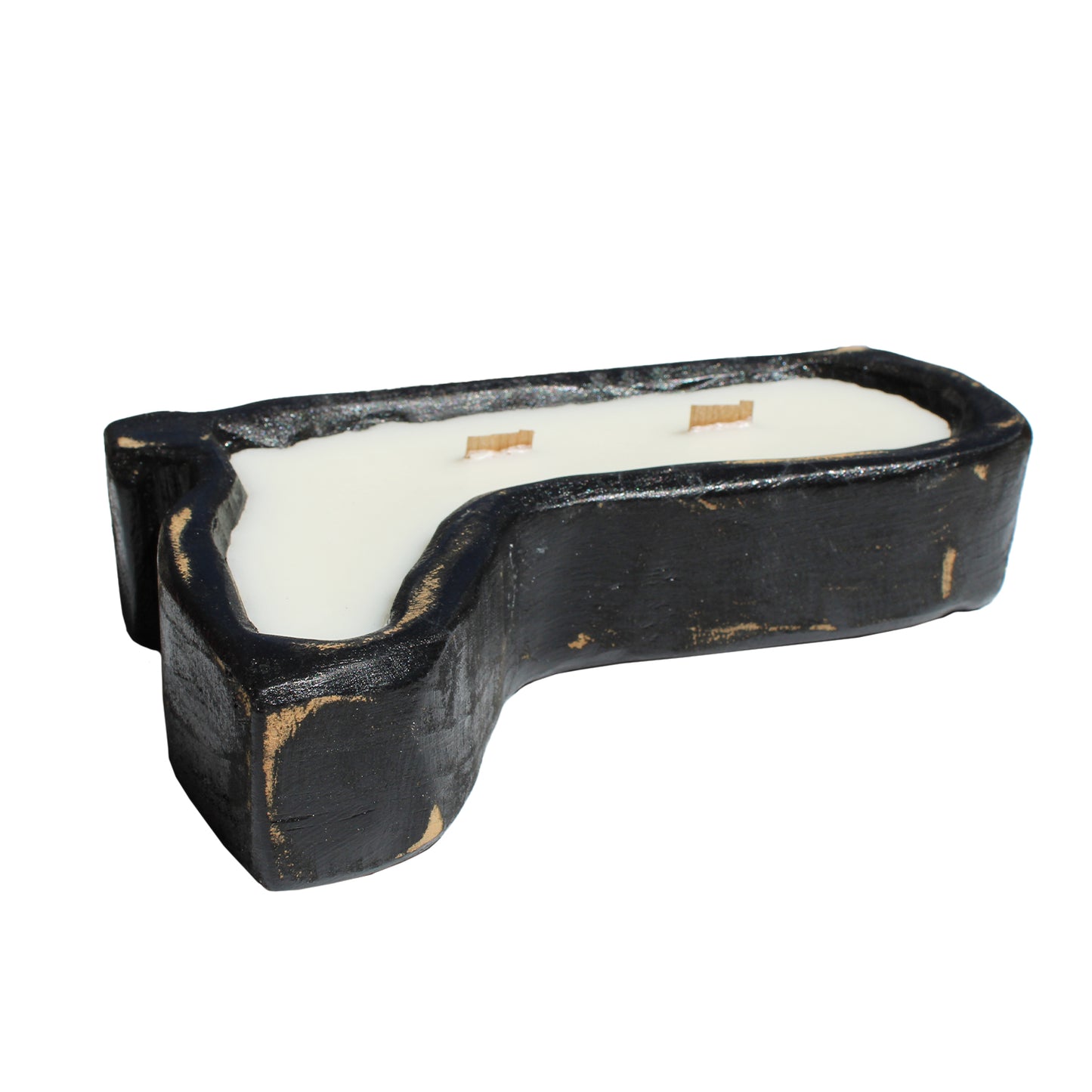 Leather & Scotch 12 oz Boot Bread Bowl Candle