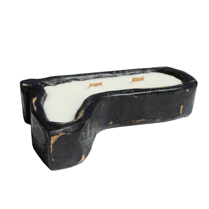 Leather & Scotch 12 oz Boot Bread Bowl Candle