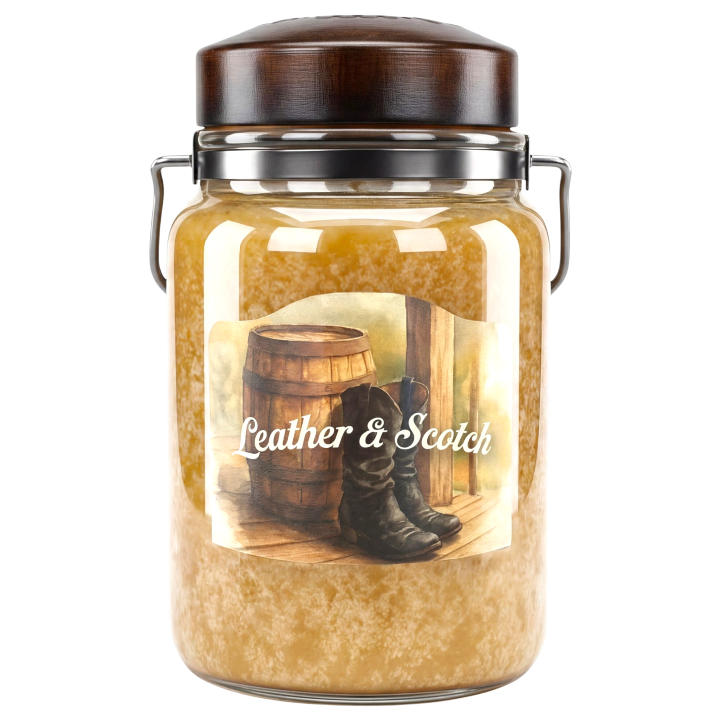 Leather & Scotch 26 oz Candle