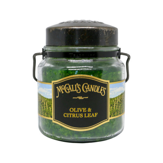 Olive & Citrus Leaf 16 oz Double Wick Candle