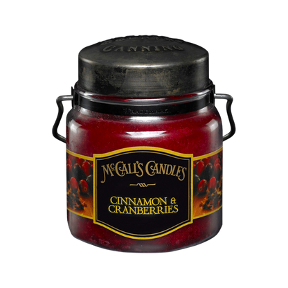 Cinnamon & Cranberries 16 oz Double Wick Candle