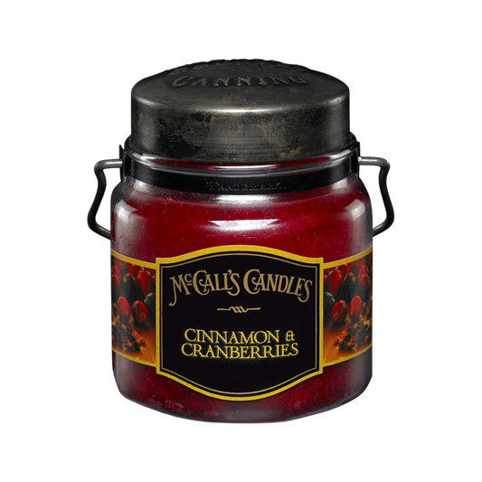 Cinnamon & Cranberries 16 oz Double Wick Candle