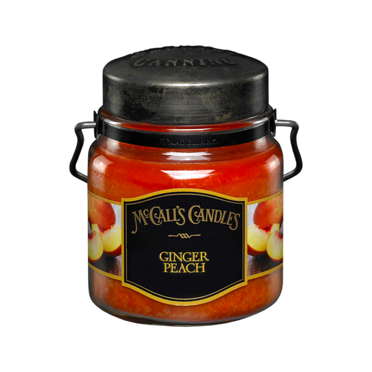 Ginger Peach 16 oz Double Wick Candle