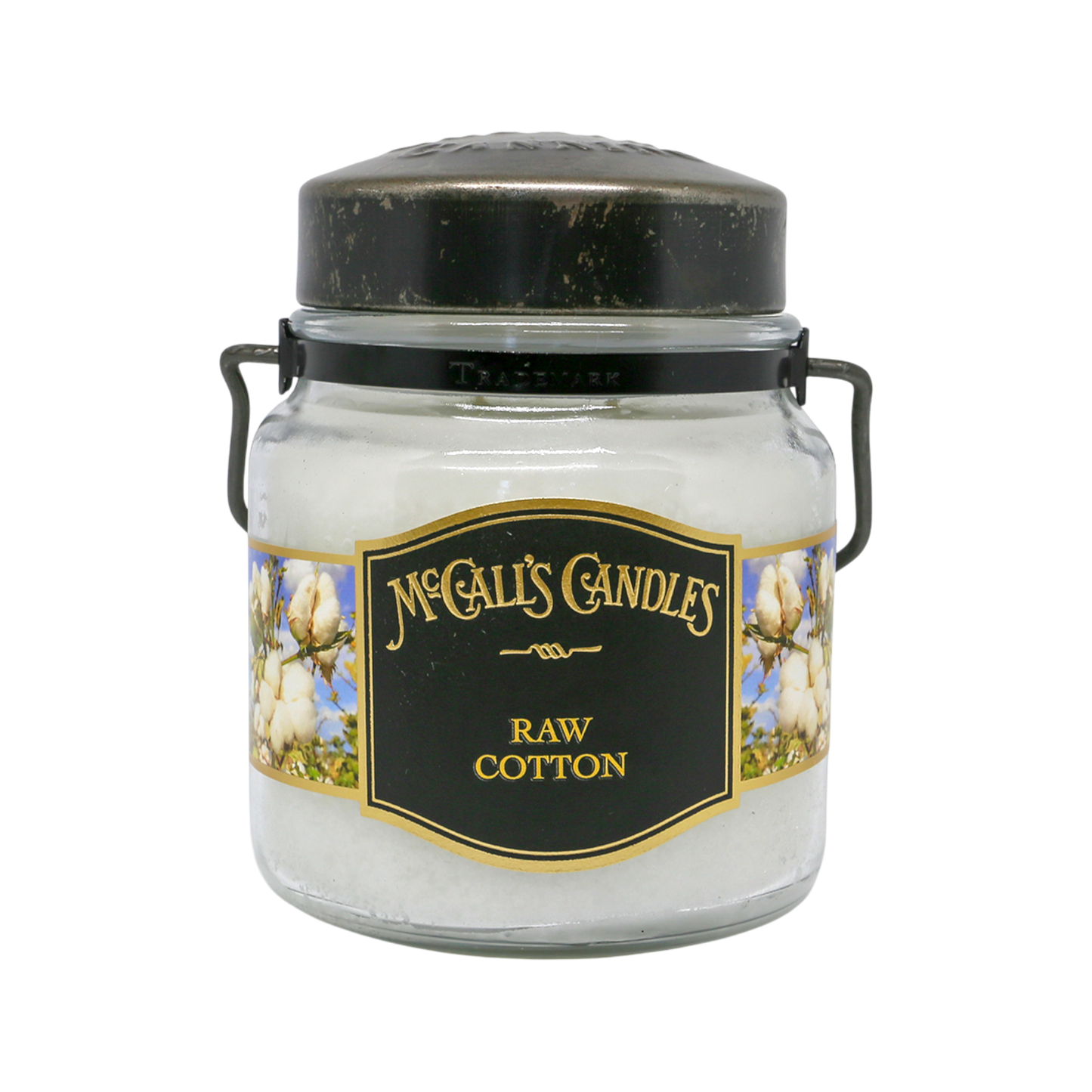 Raw Cotton 16 oz Double Wick Candle