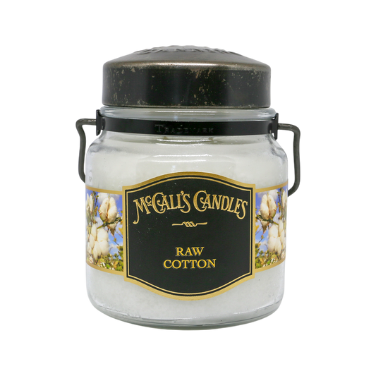 Raw Cotton 16 oz Double Wick Candle
