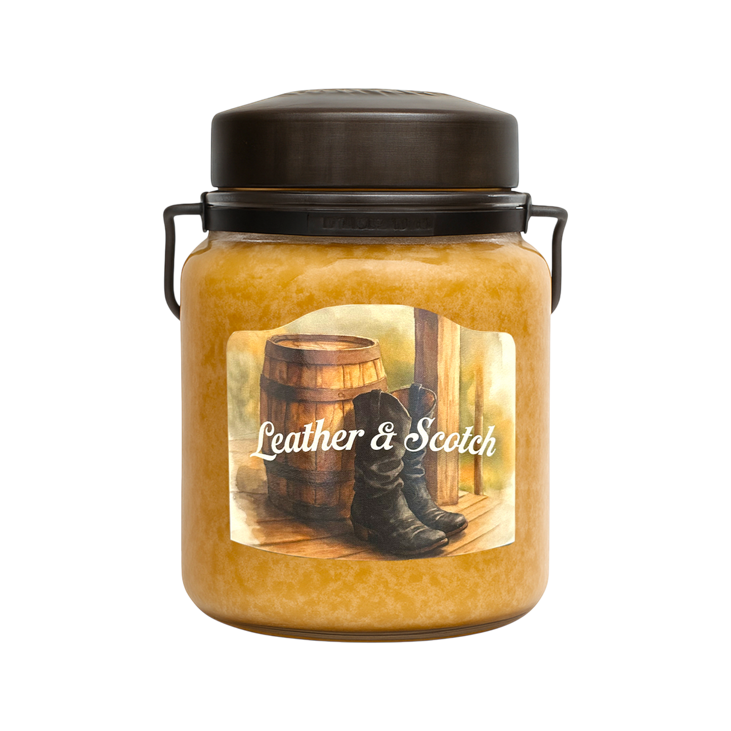 Leather & Scotch 16 oz Candle