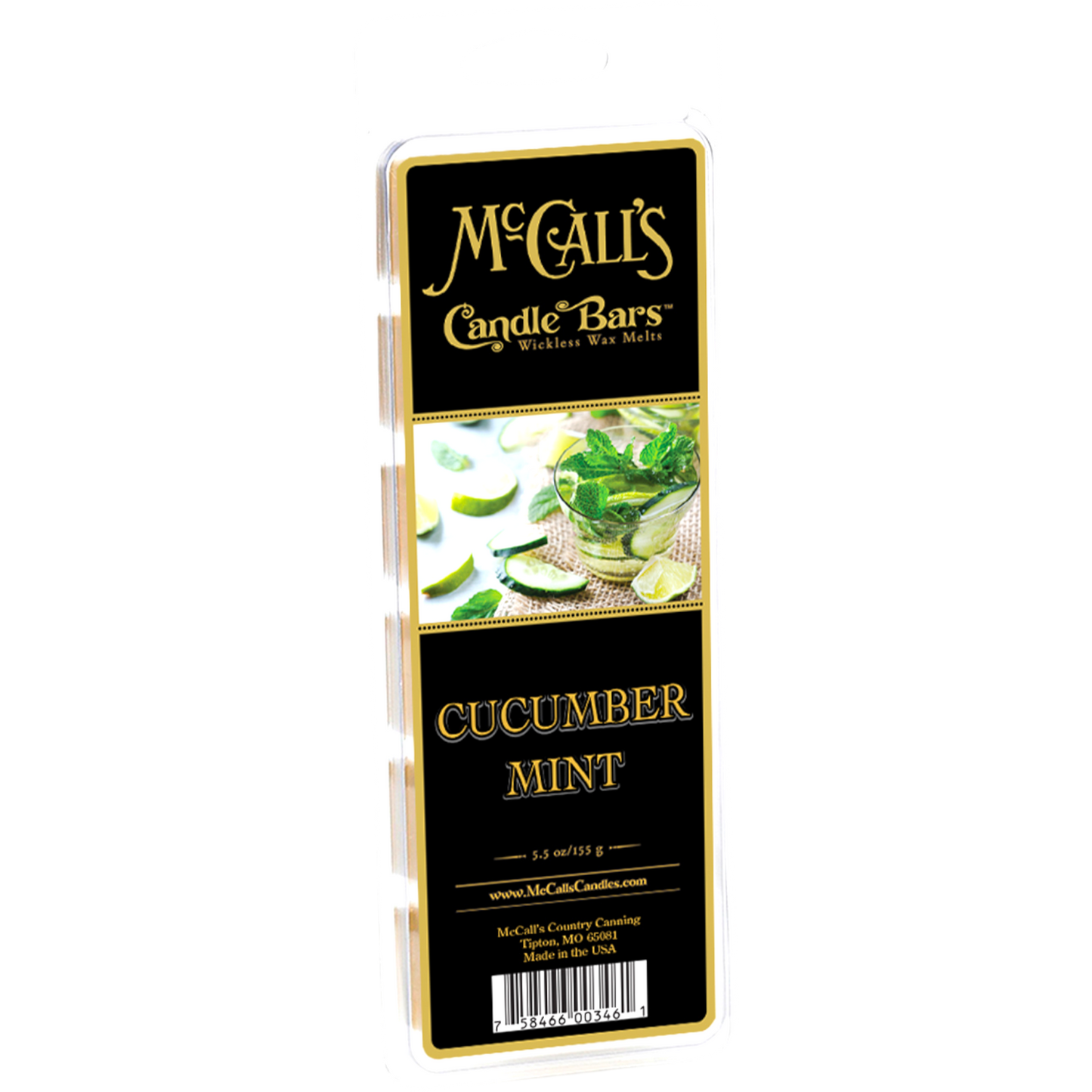 Cucumber Mint 5.5 oz Wax Melt