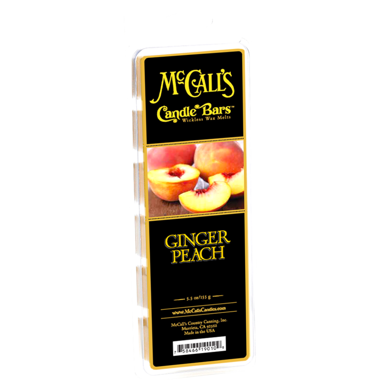Ginger Peach 5.5 oz Wax Melt