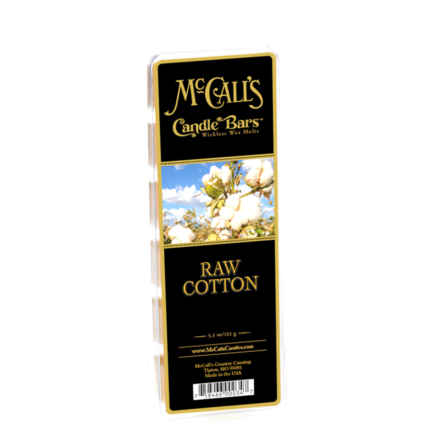 Raw Cotton 5.5 oz Wax Melt