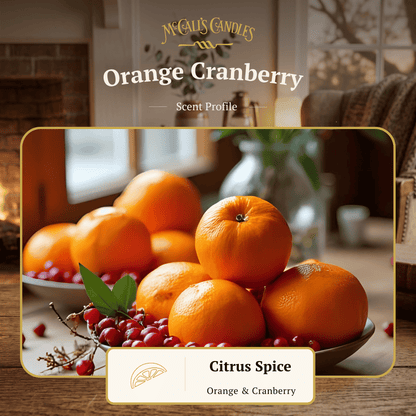 Orange Cranberry 16 oz Double Wick Candle